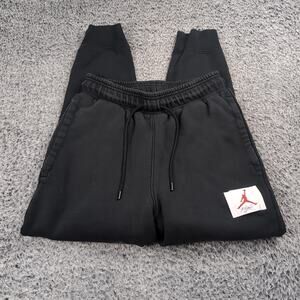 Jordan Nike Sweatpants Men Small Black Athleisure Jogger Training Fleece Tapered